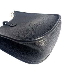 HERMES MINI EVELYNE  BLUE NUIT GHW STAMP Z