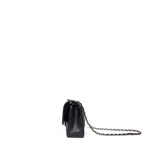 CHANEL CLASSIC FLAP MEDIUM BLACK CAVIAR LEATHER SHW