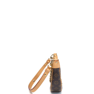 LOUIS VUITTON HALF-MOON LOOP BAGUETTE MONOGRAM CANVAS GHW (MICROSHIP)