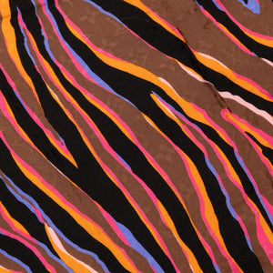 LOUIS VUITTON SILK WOOL ZEBRA SHAWL