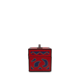 MOYNAT VANITY BOX BAG MULTICOLORED LEATHER SHW
