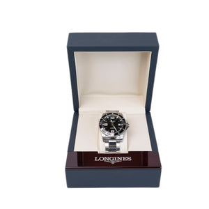 LONGINES HYDROCONQUEST AUTOMATIC WATCH , 41MM , STAINLESS STEEL AND CERAMIC BEZEL, L3.742.4
