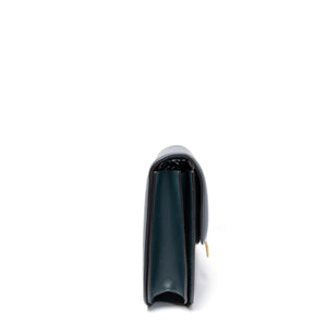 CELINE MEDIUM CLASSIC BOX BAG GOATSKIN AMAZON GREEN GHW