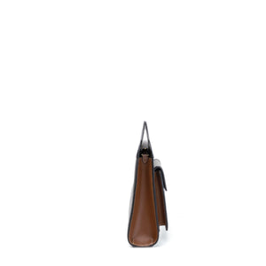 BURBERRY MINI POCKET BAG BLACK / TAN CALFSKIN GHW