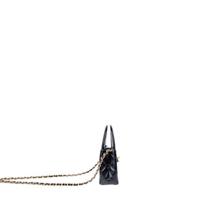 CHANEL 24P MINI NANO KELLY SHOPPER CALFSKIN GHW (MICROCHIP)