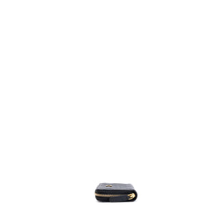 CHANEL CLASSIC ZIPPED COIN PURSE BLACK CAVIAR GHW