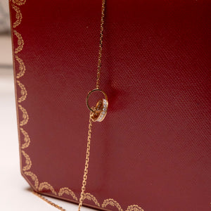 CARTIER LOVE PENDANT NECKLACE ROSE GOLD