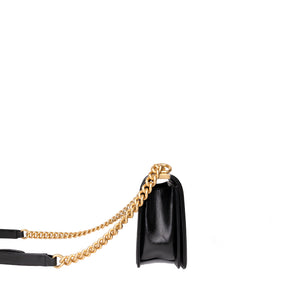 CHANEL 22C MINI BOY BAG CALFSKIN LEATHER GHW(MICROCHIP)