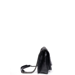 SAINT LAURENT YSL NIKKI BABY BAG BLACK CALFSKIN LEATHER SHW