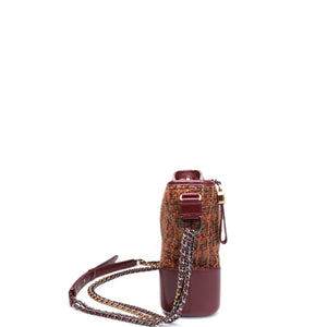CHANEL LARGE GABRIELLE HOBO BAG TWEED / CALFSKIN RED / MULTICOLOUR HARDWARE