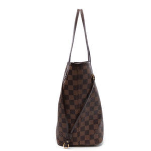 LOUIS VUITTON NEVERFULL MM DAMIER EBENE GHW
