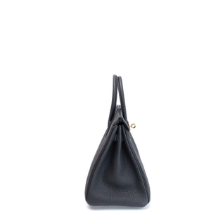 HERMES BIRKIN 25 VEAU TOGO PLOMB GHW STAMP K