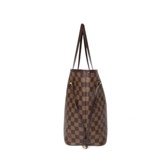 LOUIS VUITTON NEVERFULL MM DAMIER EBENE CANVAS GHW