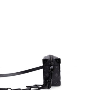LOUIS VUITTON MINI SOFT TRUNK BLACK MONOGRAM ECLIPSE CANVAS BLACK HARDWARE