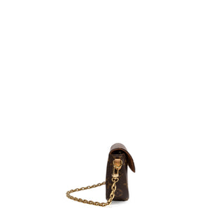 LOUIS VUITTON IVY WALLET OF CHAIN MONOGRAM CANVAS GHW