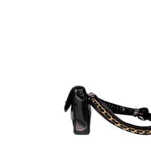 CHANEL MATELASSE WAIST POUCH/ BELT BAG WITH COCO MARK