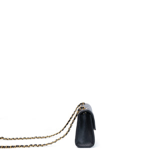 CHANEL 26C MINI FLAP BAG BLACK CAVIAR GHW (MICROCHIP)