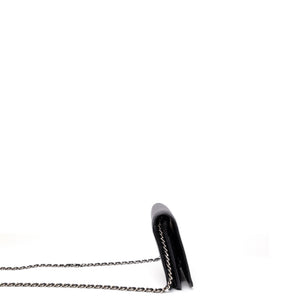 CHANEL BOY WOC WALLET ON CHAIN BLACK LAMBSKIN LEATHER SHW
