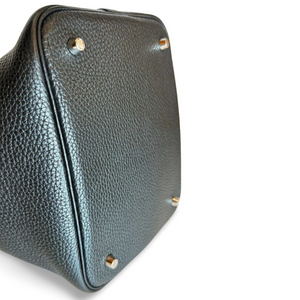 HERMES PICOTIN 22 BLACK SHW STAMP C