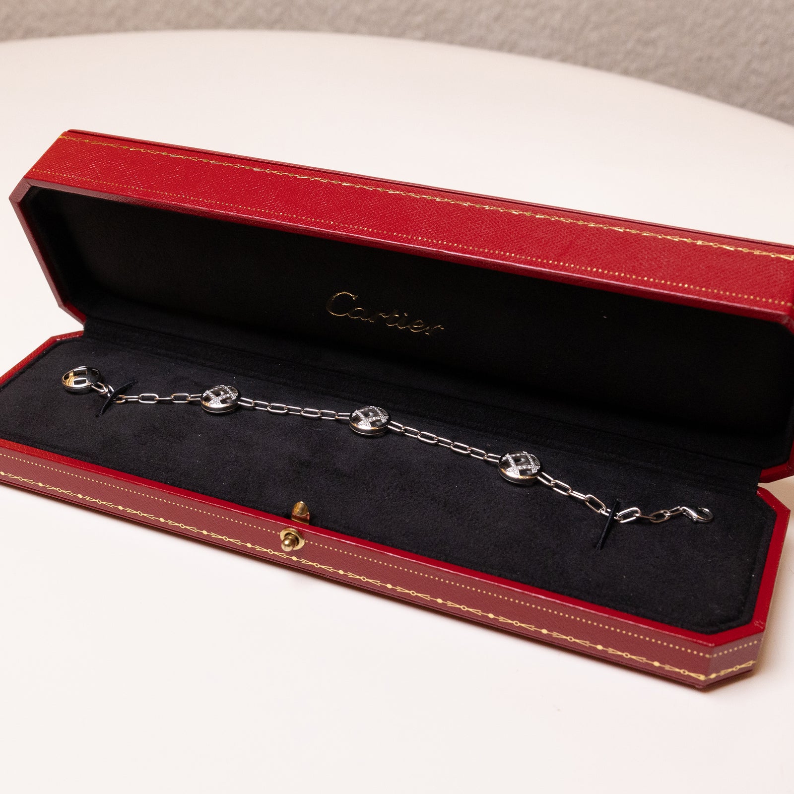 CARTIER PASHA BRACELET 18K WHITE GOLD