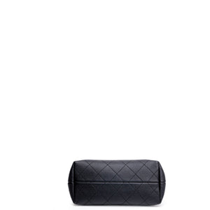 CHANEL SMALL CITY WALK HOBO BLACK CAVIAR QUILTED LEATHER GHW