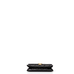 CHANEL 23K SLING SMALL FLAP BAG BLACK CALFSKIN LEATHER GHW