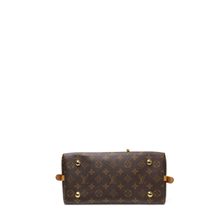 LOUIS VUITTON CARRYALL PM BROWN MONOGRAM CANVAS GHW (MICROCHIP)