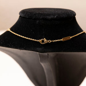 VAN CLEEF & ARPELS SWEET ALHAMBRA PENDANT WHITE MOTHER OF PEARL YELLOW GOLD