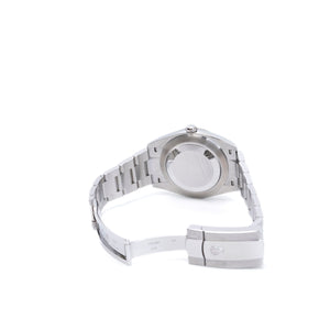 ROLEX DATEJUST 41 WHITE ROMAN DIAL FKUTED BEZEL
