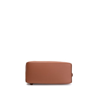 LOEWE X HOWL'S MOVING CASTLE SMALL CALCIFER PUZZLE BAG SATIN CALFSKIN TAN GHW