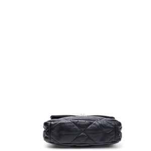 CHANEL SMALL 19 BAG LAMBSKIN BLACK MULTICOLOUR HARDWARE (MICROCHIP)