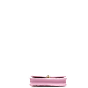 CHANEL 24S TOP HANDLE WALLET ON CHAIN PINK LAMBSKIN GHW