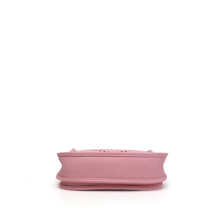 HERMES EVELYNE 23 CLEMENCE LEATHER ROSE SAKURA SHW STAMP K