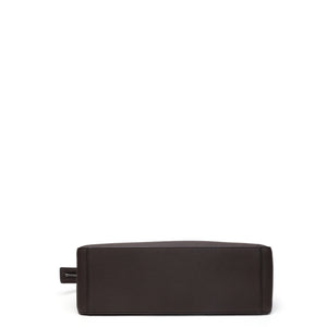 THE ROW TOP HANDLE ESPRESSO CALFSKIN LEATHER SHW