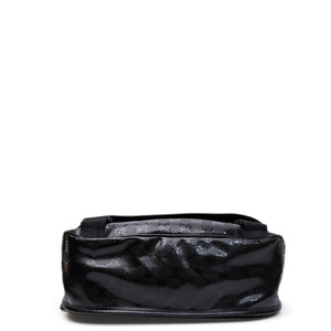 GUCCI SUPREME MESSENGER BAG BLACK COATED CANVAS SHW