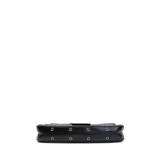 CHRISTIAN DIOR VINTAGE PUNK SHOULDER BAG BLACK SHW