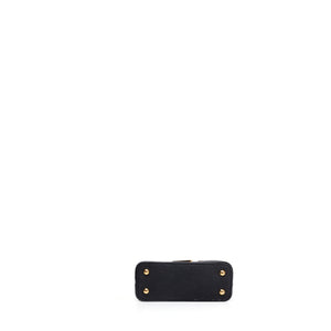 LOUIS VUITTON CAPUCINES NANO HANDBAG BLACK GHW