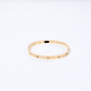 CARTIER LOVE 18K YELLOW GOLD BRACELET WITH DIAMOND