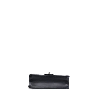 CHANEL 25B CLASSIC FLAP MATELASSE CHAIN STRAP MINI BAG BLACK LAMBSKIN LGHW