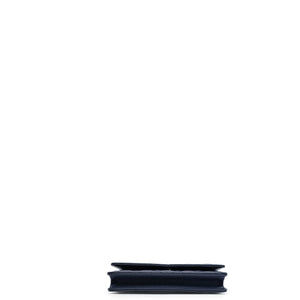 CHANEL CLASSIC WALLET ON CHAIN CAVIAR NAVY GHW (MICROCHIP)