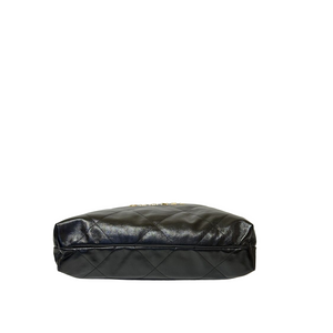 CHANEL 22 BAG MEDIUM SIZE BLACK GHW