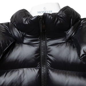 MONCLER BLACK BADY HOODED SHORT DOWN JACKET SIZE 2