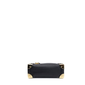 LOUIS VUITTON SIDE TRUNK PM BLACK GRAINED CALFSKIN GHW (MICROCHIP)