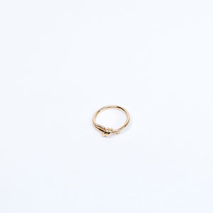 TIFFANY & CO. KNOT 18K YELLOW GOLD RING