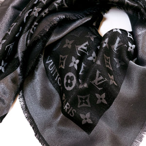 LOUIS VUITTON MONOGRAM DENIM SHAWL
