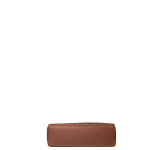 BURBERRY NOTE CROSS-BODY BAG CALFSKIN / CANVAS GHW
