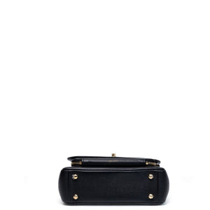 CHANEL BUSINESS AFFINITY SMALL FLAP BAG BLACK CAVIAR GHW