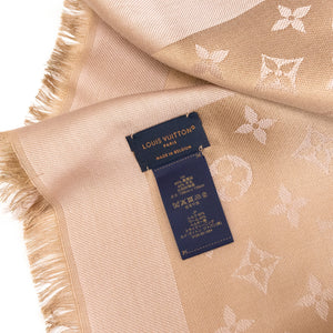 LOUIS VUITTON MONOGRAM DENIM SHAWL