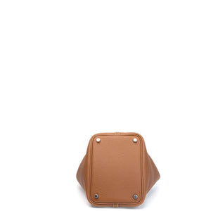 HERMES PICOTIN 18 CLEMENCE GOLD SHW STAMP K