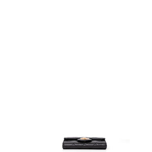 CHANEL 2.55 REISSUE FLAP CARD HOLDER BLACK CALFSKIN GHW